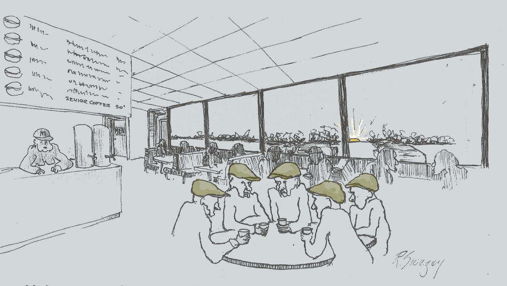 One morning, with coffee in hand, the Seminal Five decides to go Feral.